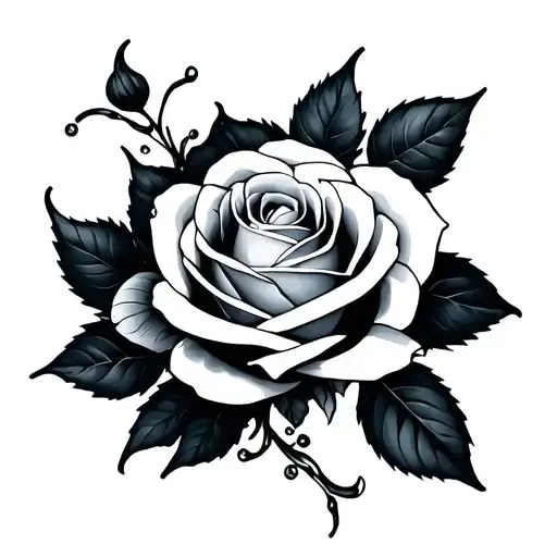 Water And Rose Wrapped