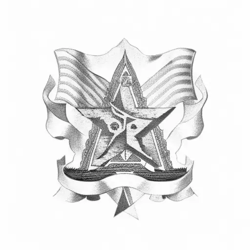 State Of Texas Themed Shoulder Sleeve