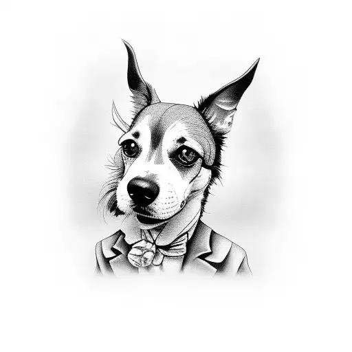 Tim Burton Dog Yorkshire Style