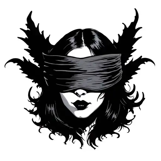 Goth Blindfold