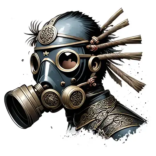 Gas Mask Samurai