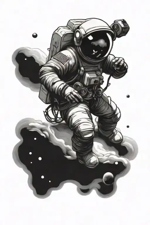 Astronaut Catching Dreams