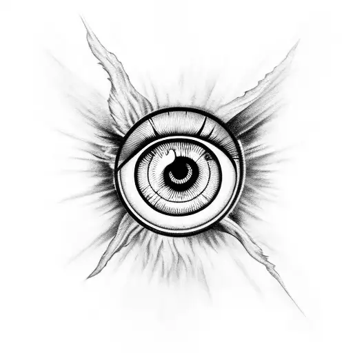Eyeball With Angel Wings