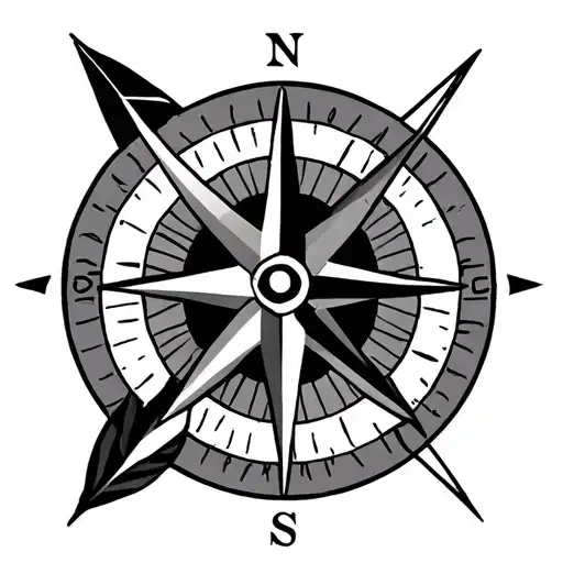 Compass And Arrow Geometric