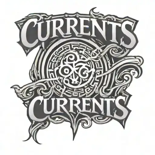 Currents Band Logo With Background