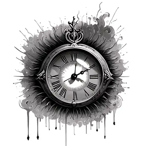 Rome Colosseum Eye Clock