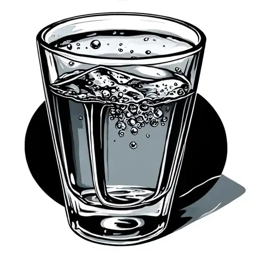 A Glass Half Full Of Water