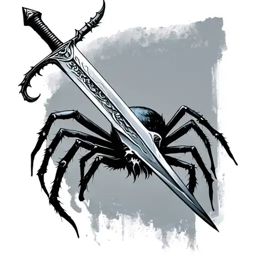 Sword With A Spider