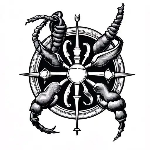 Unisex Cancer And Libra Zodiac Sign Incorporated Symbolizing