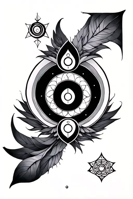 Fibonacci With Chakra Symbols