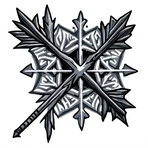 Arrow And Snowflake