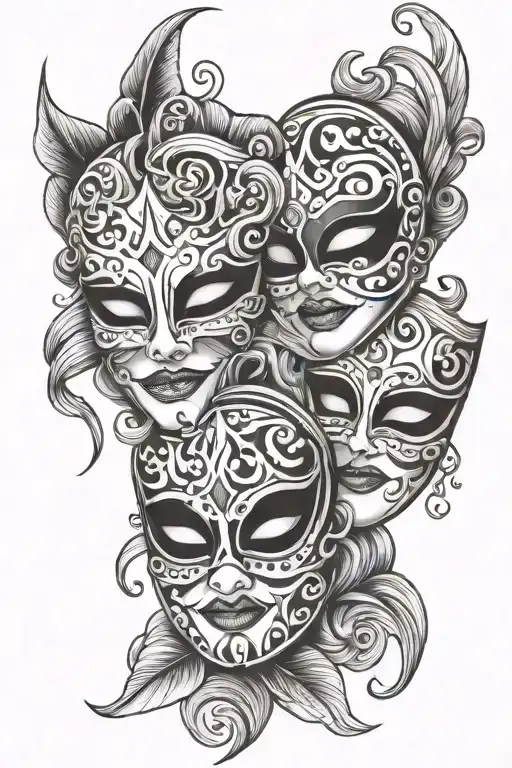 Happy Birthday Mask Split