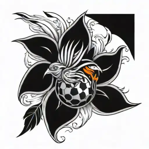 Fenix Bird Fire Flames Botafogo Football And