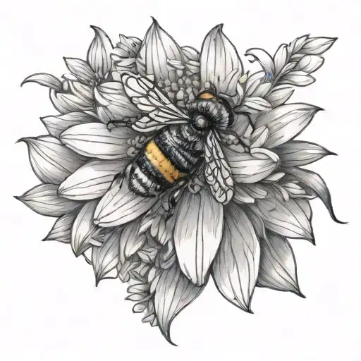 Bumble Bee Daisy