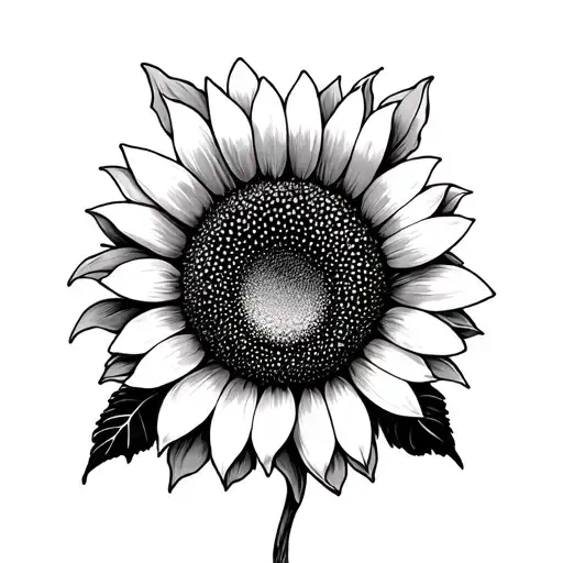 Sunflower And Cat Paw Print