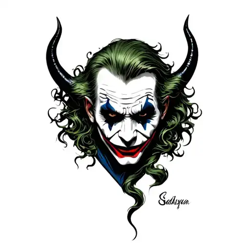 Joker Devil Twisted Two Sided