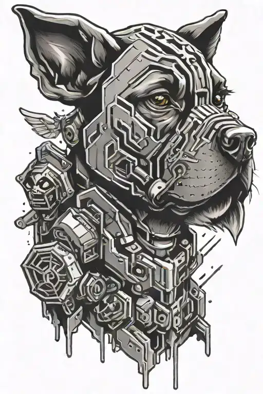 Cute Dog With Autobots Design Inspired