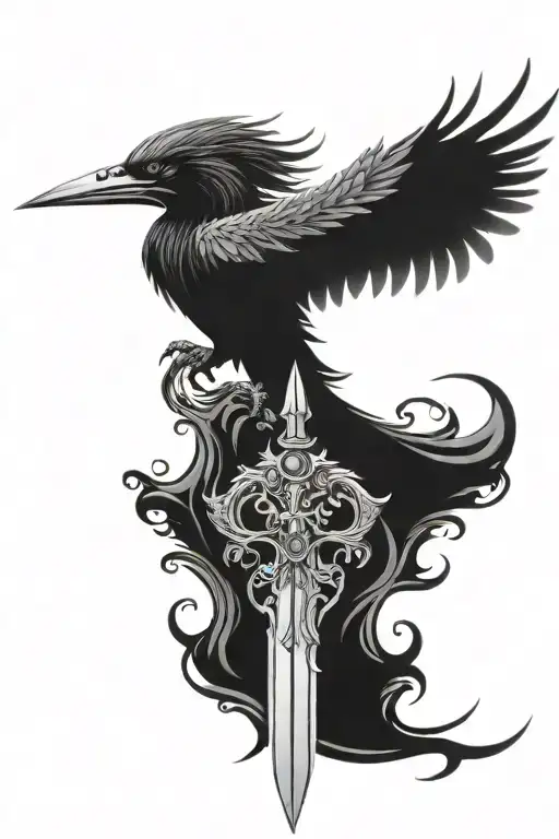 Sword And Phoenix Emerging