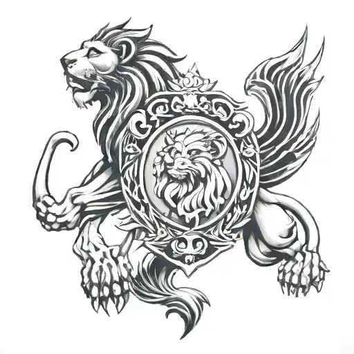 Lion King Armenian Coat Of Arms