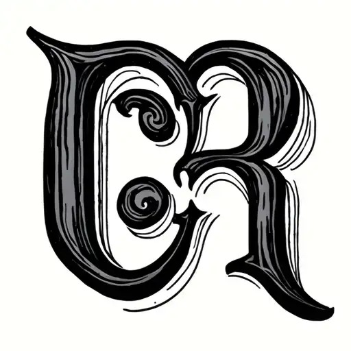 Friends Initials C R L A Minimalist