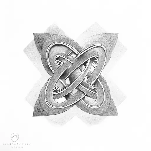 Infinity Symbol Inside An Art Piece