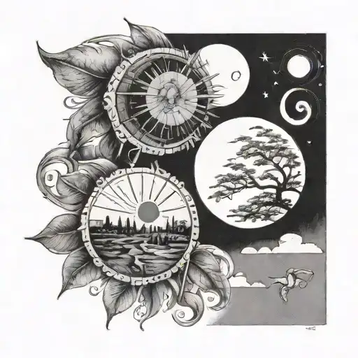 Harvest Moon And Two Suns