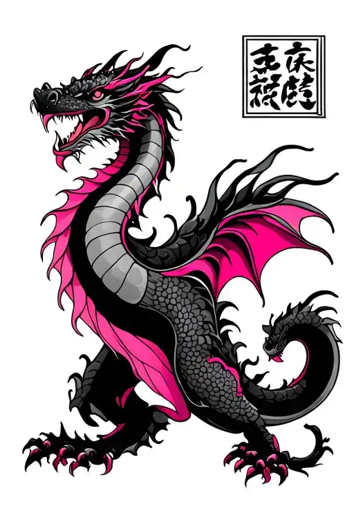 Asian Pink Dragon