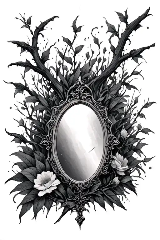 Overgrown Broken Mirror