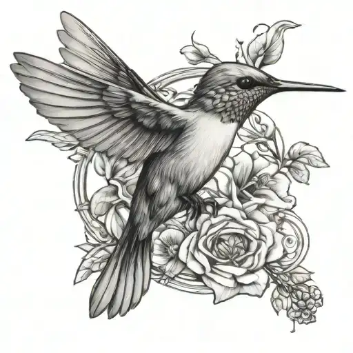 Humming Bird With Key