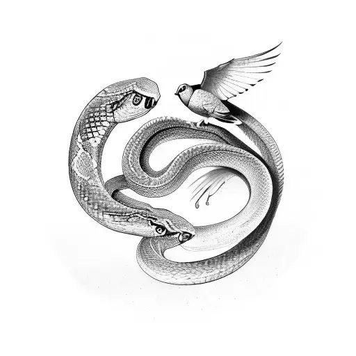 A Snake And A Dove