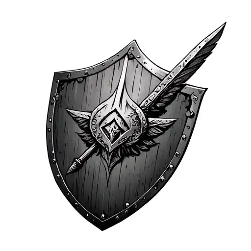 Warrior Dad Newborn Shield