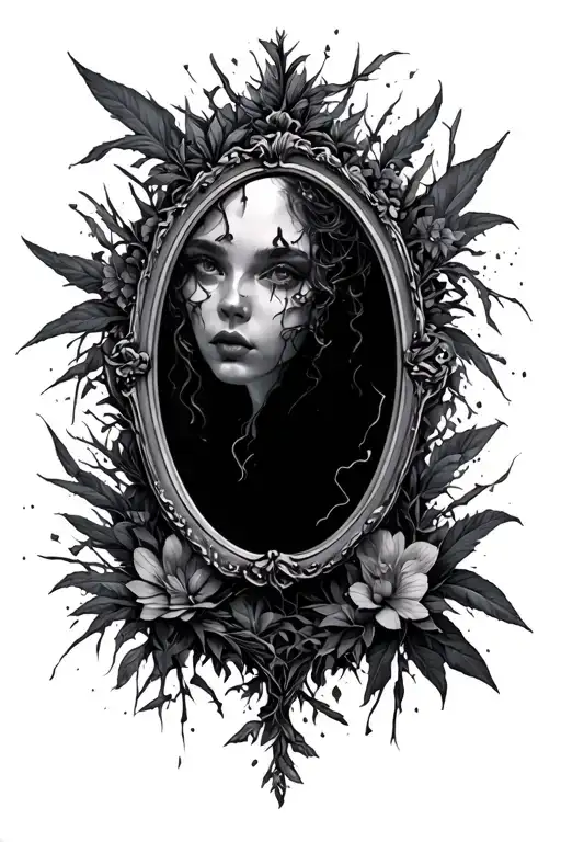 Overgrown Broken Mirror