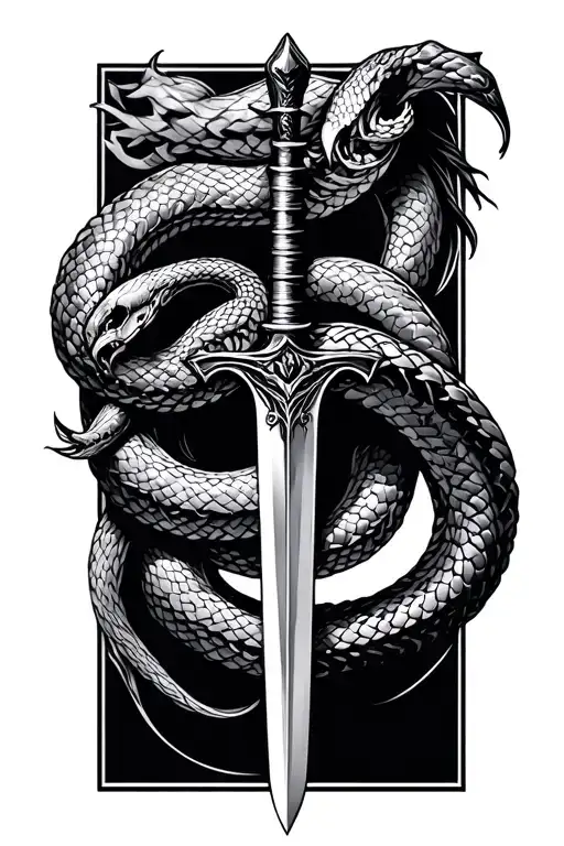 Sword With Snake And Fear God