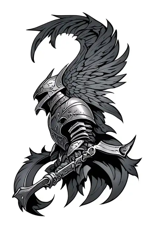 Warhammer 40K Gray Knight Logo Intertwined