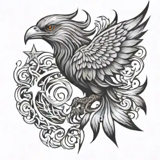 Fenix Bird Flames Star