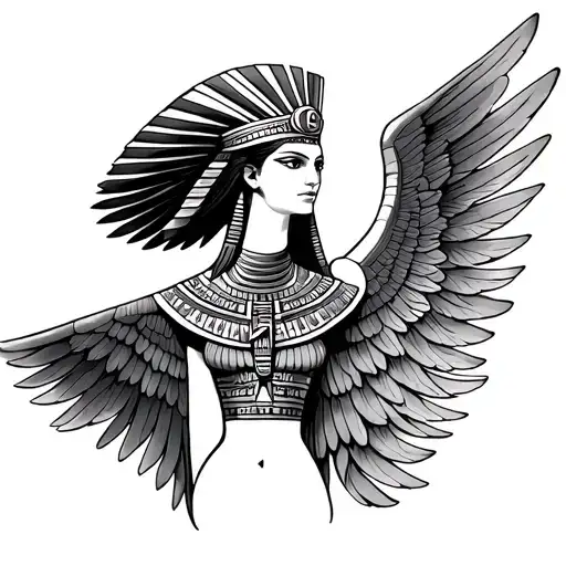 Egyptian Goddess Isis Wings