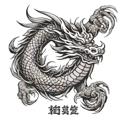 Japanese Name With Dragon
