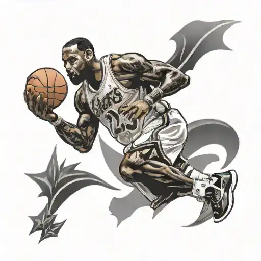 Lebron James Dunking On A King Card