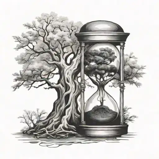 Tree Inside Hourglass Full