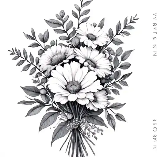 April November And October Birth Flower Bouquet