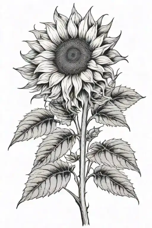 Sunflower Made Of Poetry