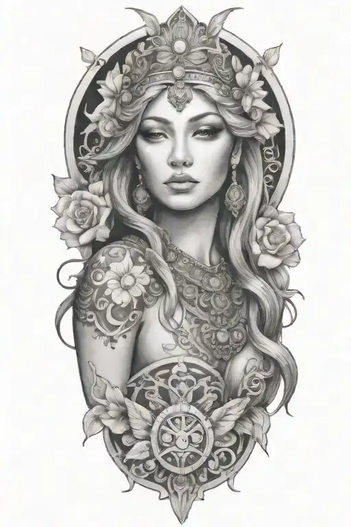 Goddess Of Luck Happiness Love