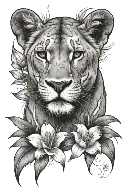 Lioness Honeysuckle Gladiolus Water Lily