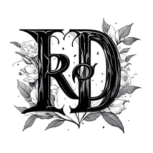 Combine Letter L R And D With Love