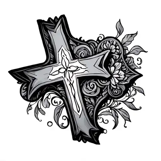 Filigree And Cross And Texas