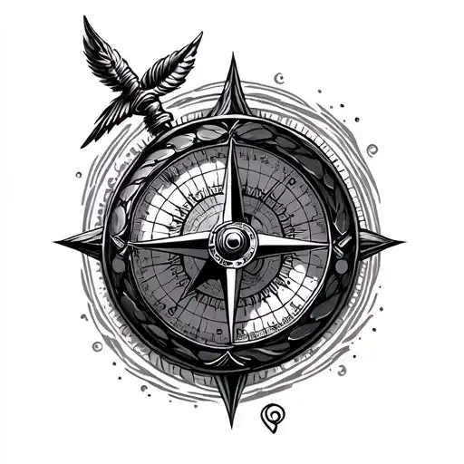 Camin De Santiago Shell And Compass