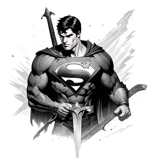 Superman And Sword