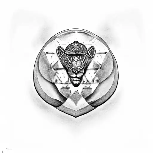 Lioness Ankh Scarab