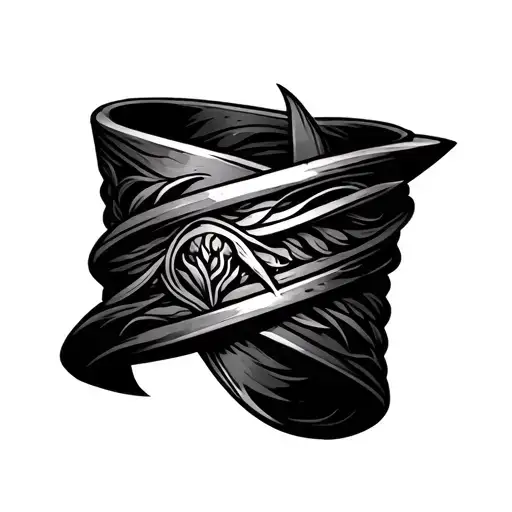 Sharp Bracelet Tattoo With Arm