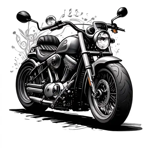 Motorcycles And Music Intertwined